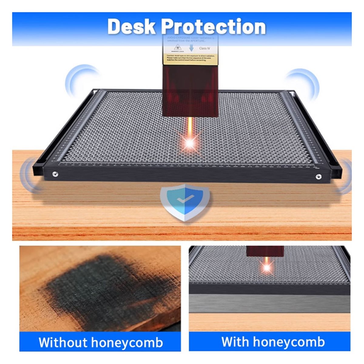 Honeycomb Laser Bed - Mesa de Trabalho em Colmeia a