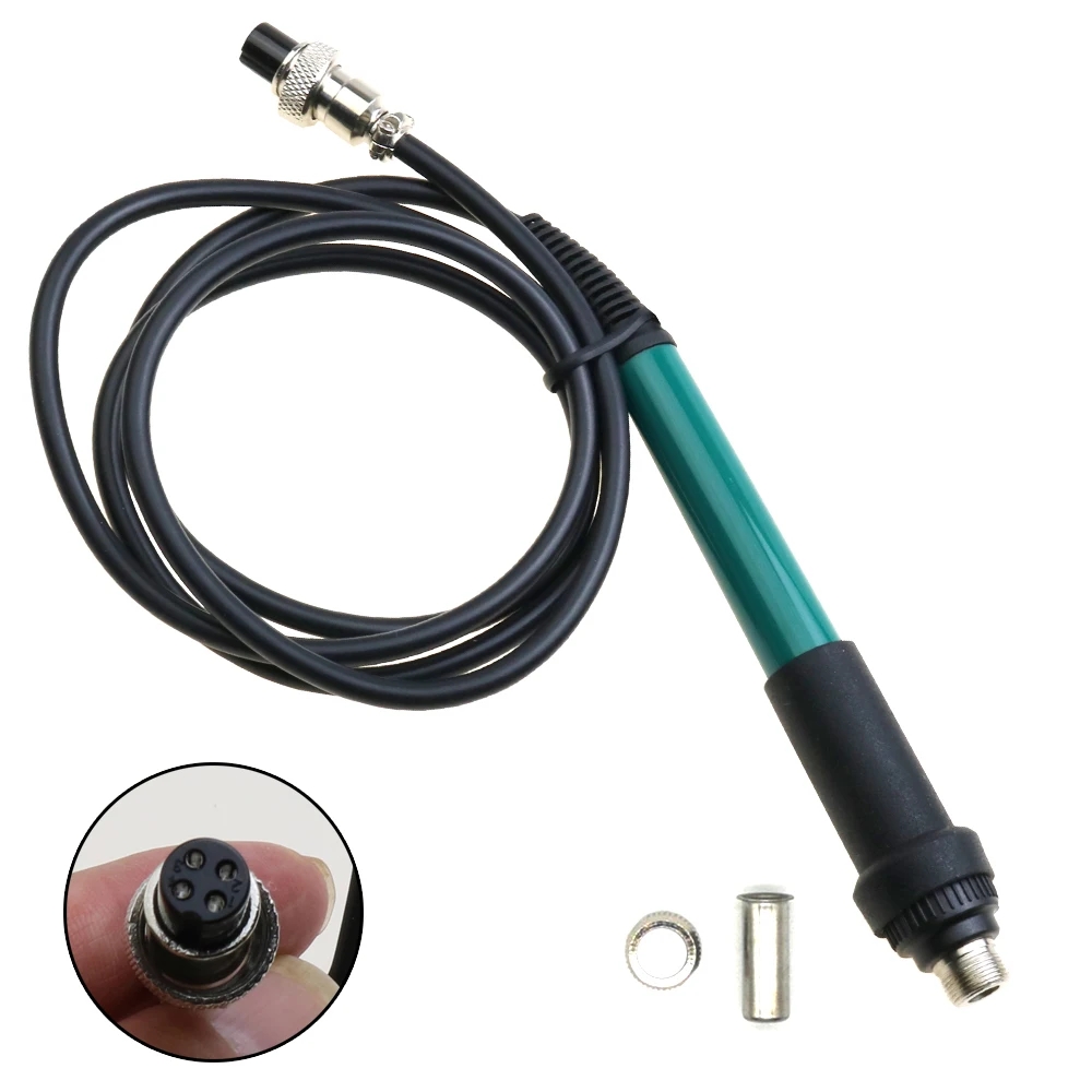 Industrial Laser Soldering Iron - 4pin T12-907 alça verde 1.1m para