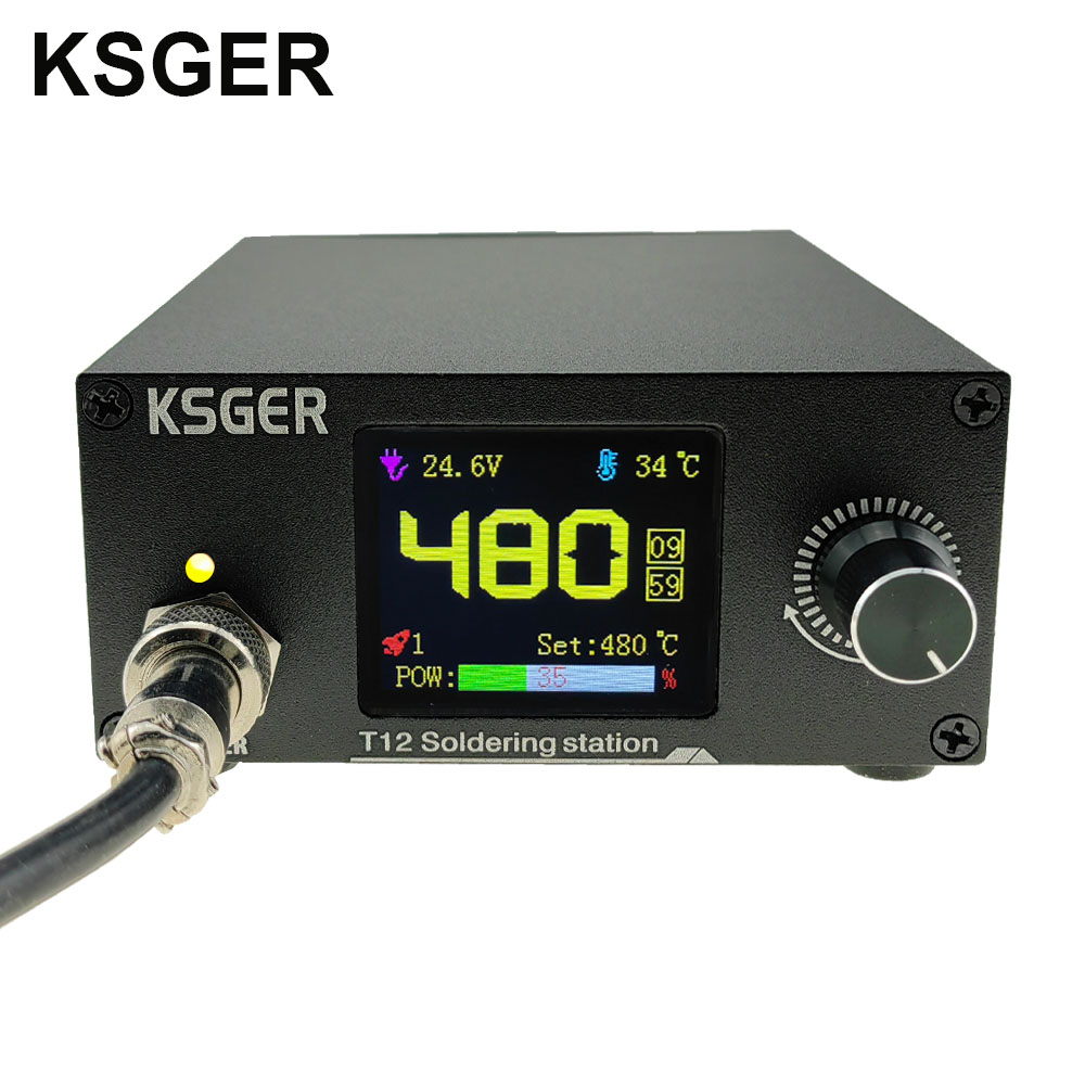 Industrial Laser Soldering Iron - Ksger t12 estação de solda pontas