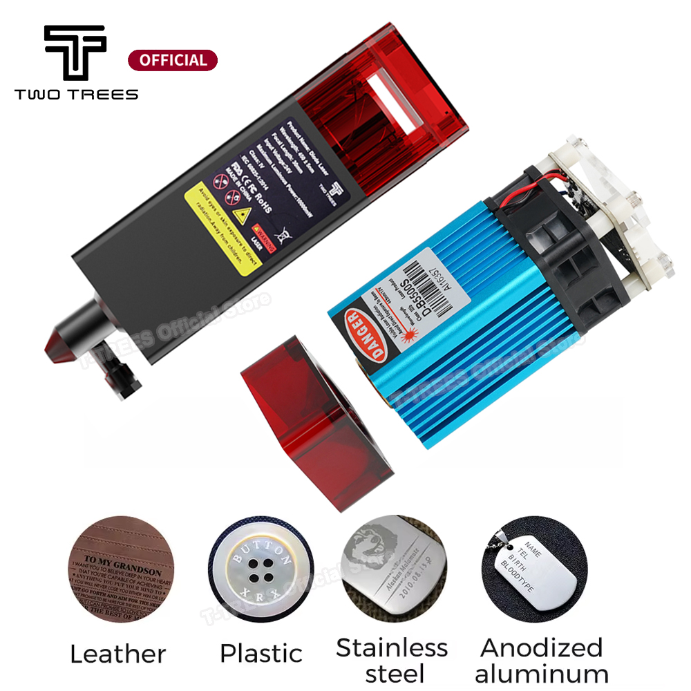 Metal Laser Cutter Head - Twotrees 80w cabeça do laser para