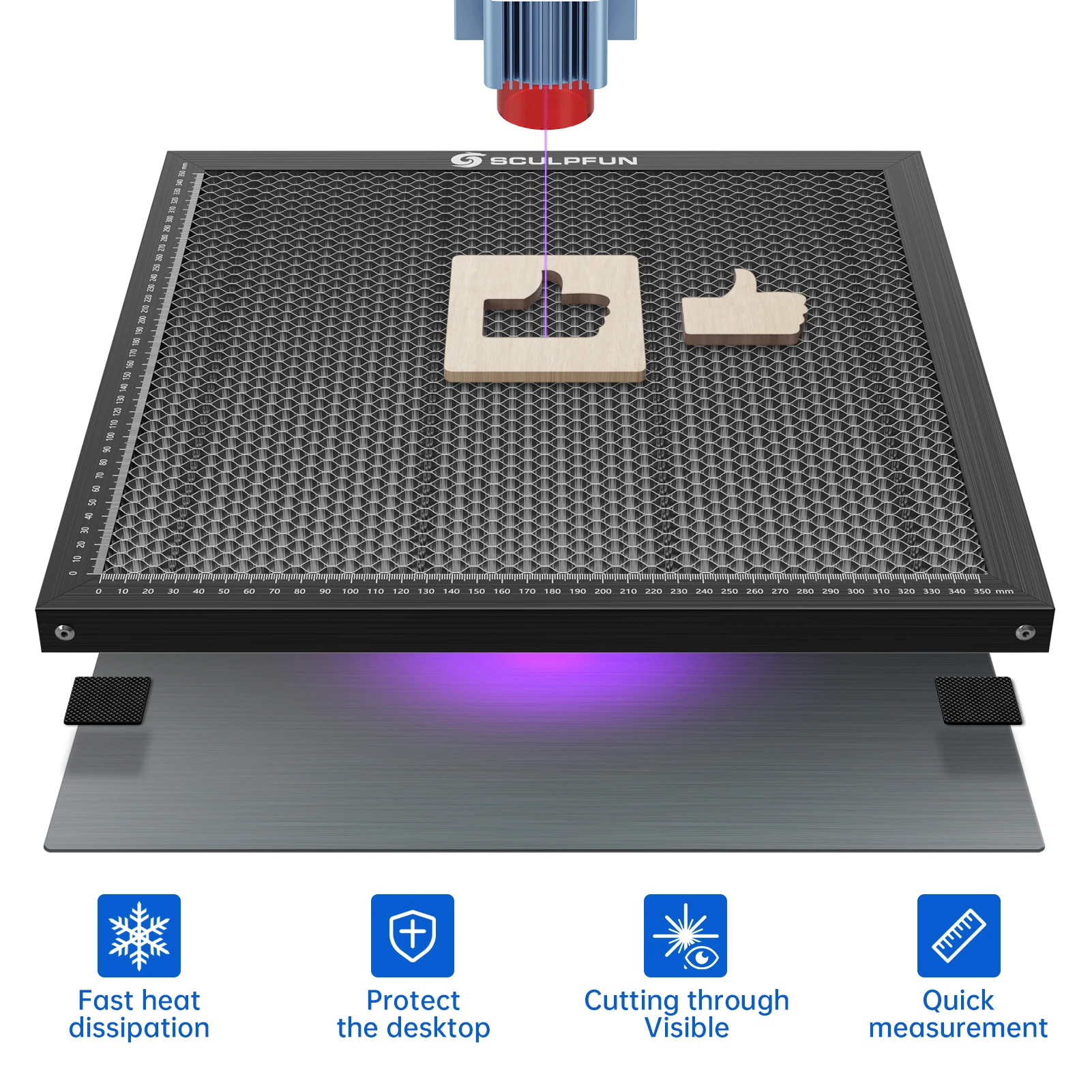 Honeycomb Laser Bed - Cama de trabalho para gravador a