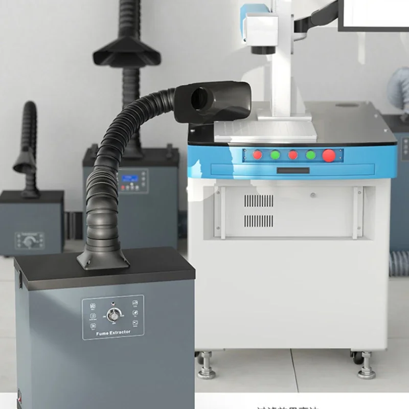 Industrial Laser Solder Iron - Purificador de fumaça industrial, máquina de