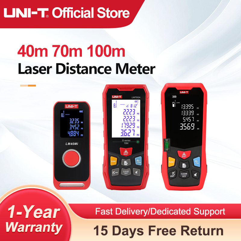 Industrial Laser Tape Measure - Medidor de Distância a Laser UNI-T
