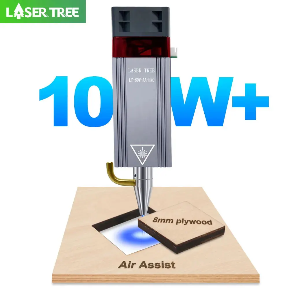 Metal Laser Cutter Head - LASER TREE-Módulo Laser com Assistência a
