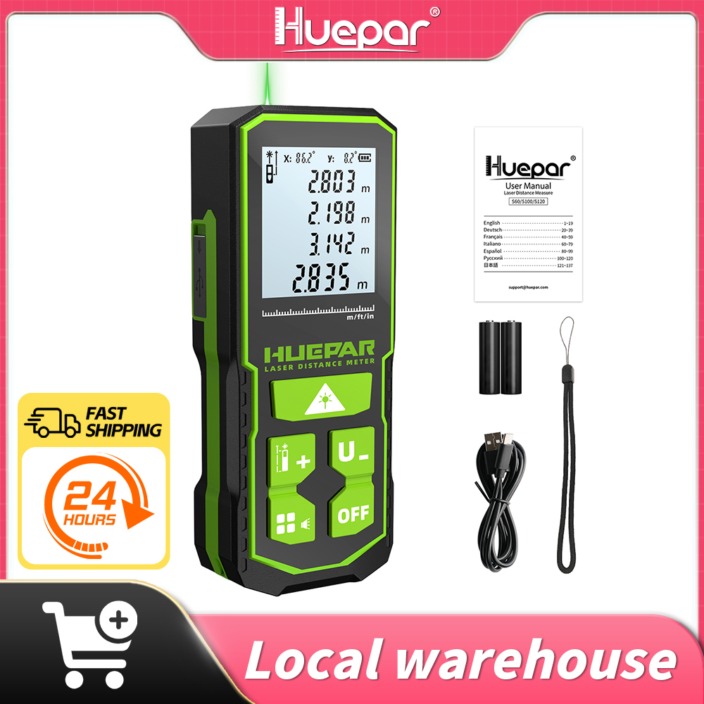Huepar laser rangefinder digit - Industrial Laser Tape Measure avaliação e preço
