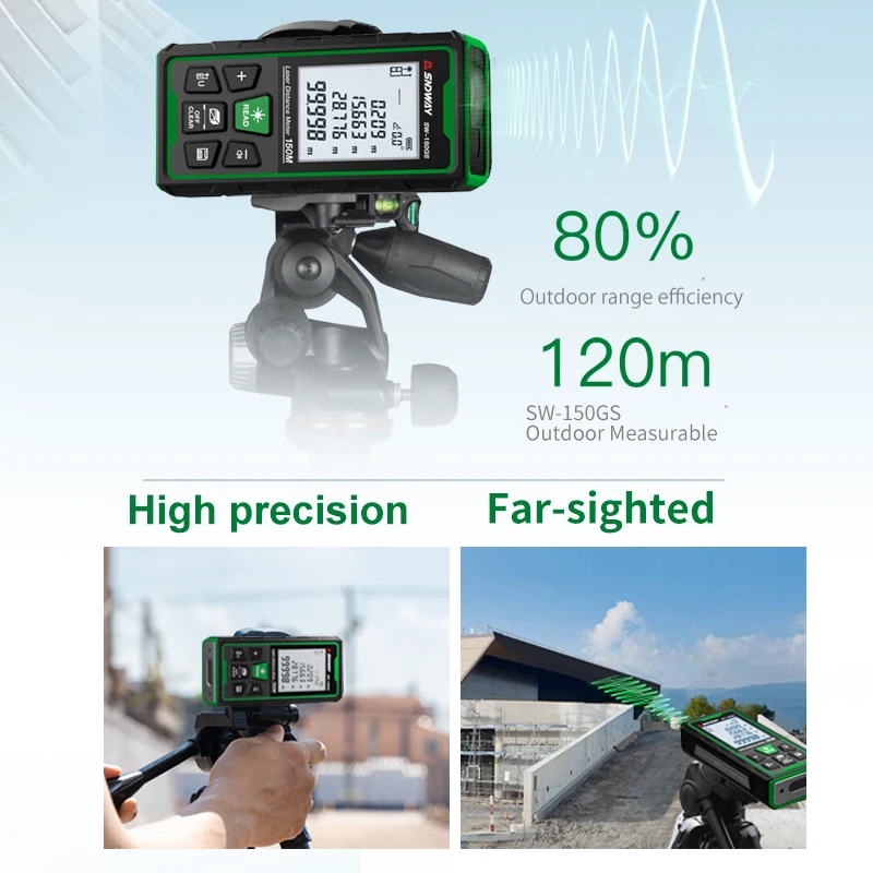 Medidor de Distância a Laser V - Industrial Laser Tape Measure avaliação e preço
