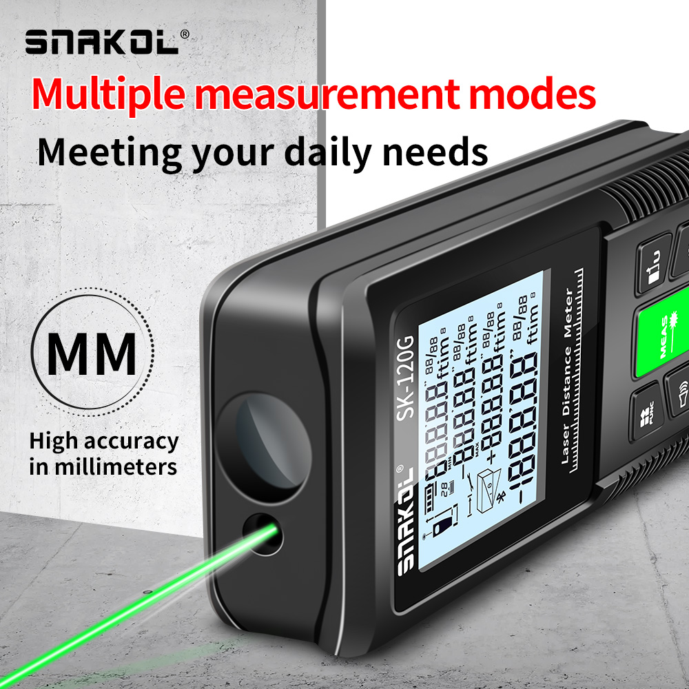 Snakol medidor de distância a  - Industrial Laser Tape Measure avaliação e preço