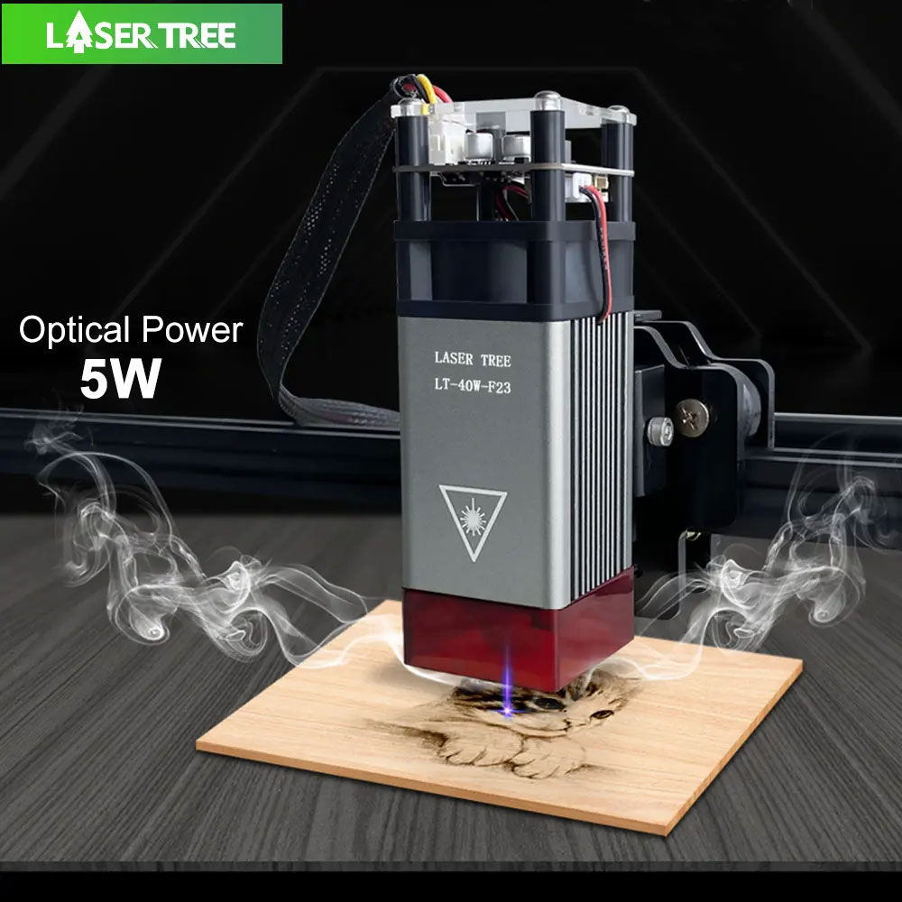 Árvore a laser 4w 5w módulo la - Metal Laser Cutter Head avaliação e preço